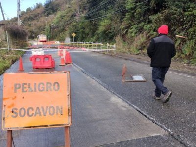 Socavón en Chinquihue: Tránsito podría normalizarse el 4 de septiembre