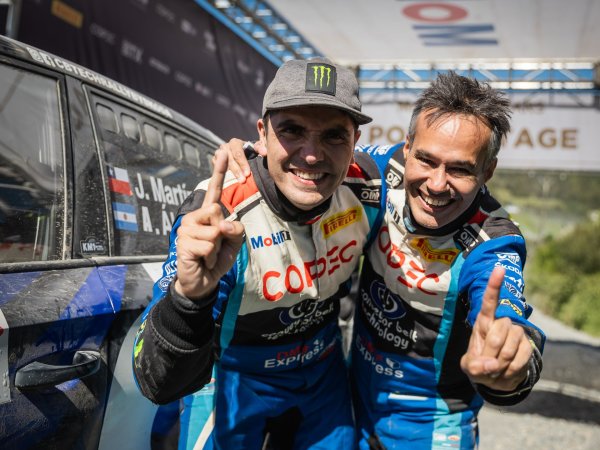 Jorge Martínez y el piloto uruguayo Ignacio Gardiol se coronan campeones en el Rally de Puerto Montt 2024