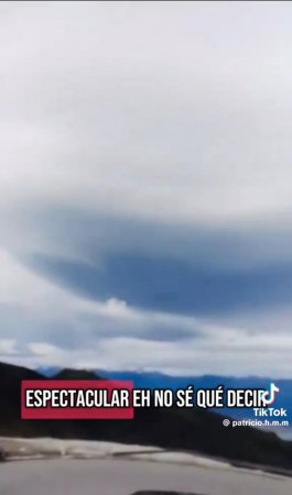 Impactante imagen muestra cómo se vio desde el volcán Osorno la formación del tornado en Puerto Varas