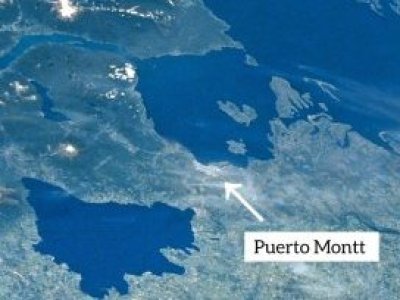 Impresionantes imágenes de Puerto Montt y Puerto Varas desde el espacio