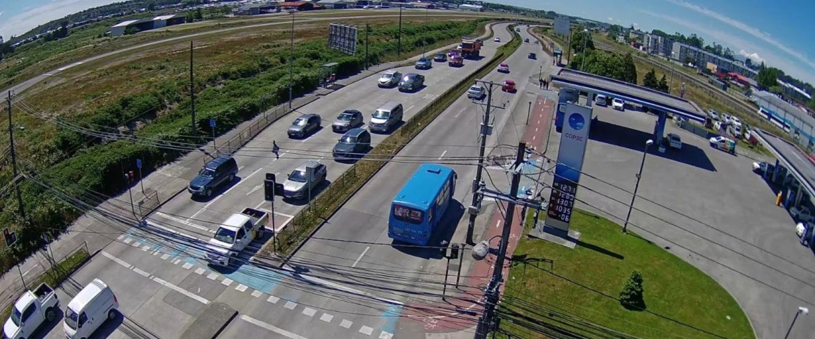 UOCT incorpora cámaras con IA y visión 360° para modernizar el monitoreo vial en Los Lagos