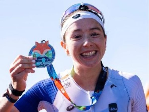 Macarena Salazar gana el primer Itaú IRONMAN 70.3 de Puerto Varas y hace historia en Los Lagos