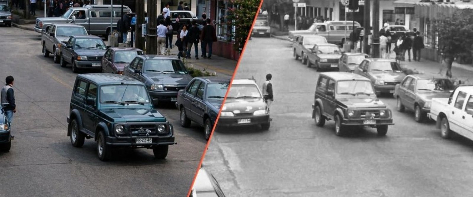 Puerto Montt en color: imágenes históricas restauradas con inteligencia artificial sorprenden por su realismo