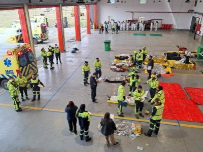 Masivo simulacro aéreo en El Tepual puso a prueba respuesta de emergencia en Puerto Montt