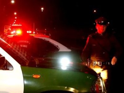 Cuatro detenidos tras violento robo de vehículo Uber y persecución policial en Calbuco