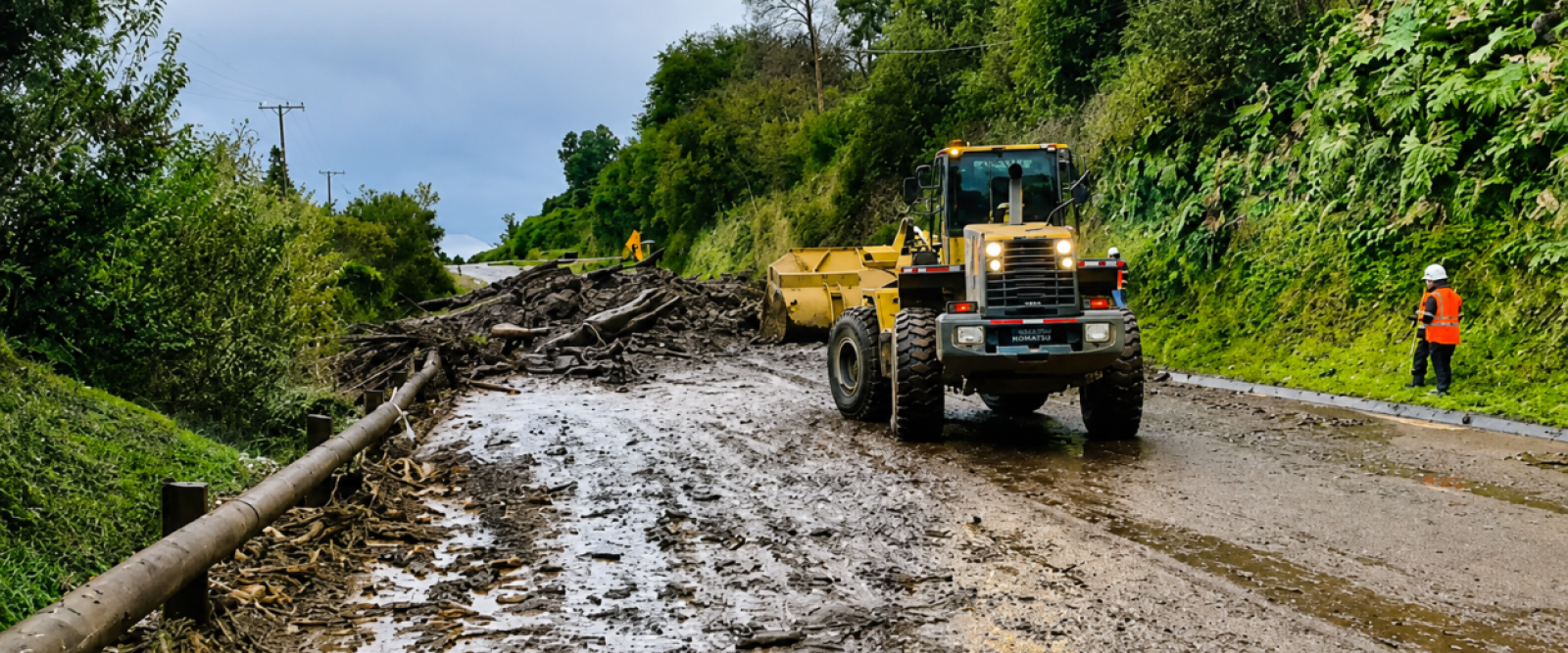 Ruta CH-225 seguirá cerrada entre Ensenada y Petrohué por remoción en masa: autoridades advierten que el terreno continúa inestable