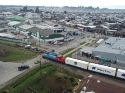 Frutillar será el punto de partida del nuevo tren que transportará salmón de Los Lagos al Biobío