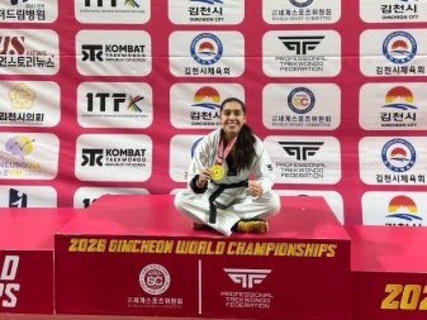 ¡Histórico! Deportista de Puerto Varas conquista el título mundial de Kombat Taekwondo en Corea del Sur