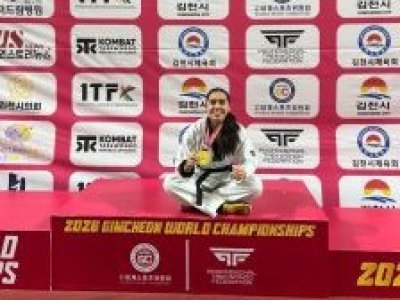 ¡Histórico! Deportista de Puerto Varas conquista el título mundial de Kombat Taekwondo en Corea del Sur