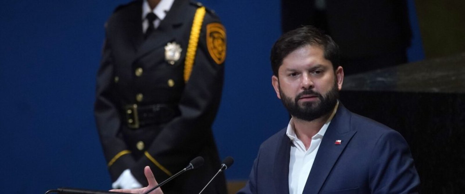 “¿Es una pregunta o una afirmación?”: Boric y su tenso cruce con periodista en la ONU