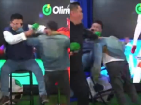 Periodistas se golpean en vivo tras eliminación de Alianza Lima